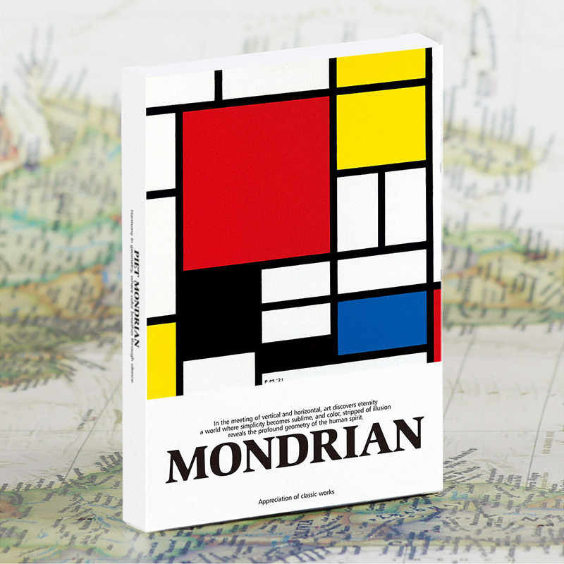 30 Sayfa Vintage Piet Mondrian - Collectible Vintage Greeting Cards incelemesi ve fiyatı