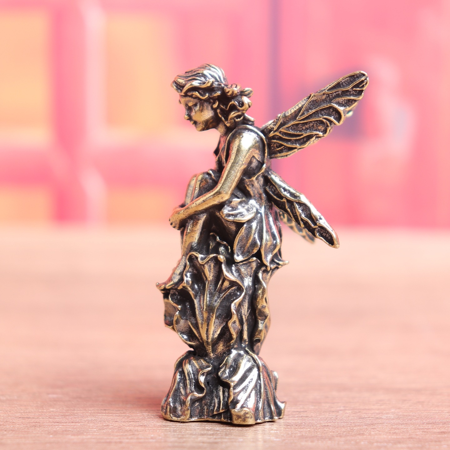 Vintage Pirinç Peri Figürü Fan - Vintage Fairy Figurines Collectible incelemesi ve fiyatı