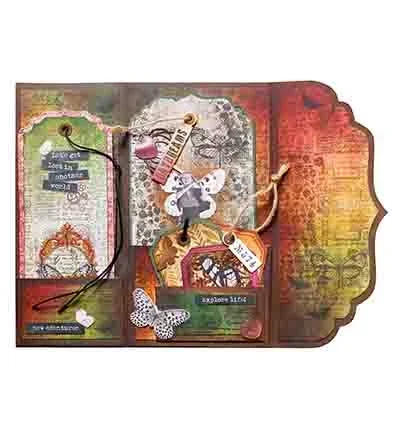 Vintage kelebek Grunge Koleksi - Collectible Vintage Greeting Cards incelemesi ve fiyatı