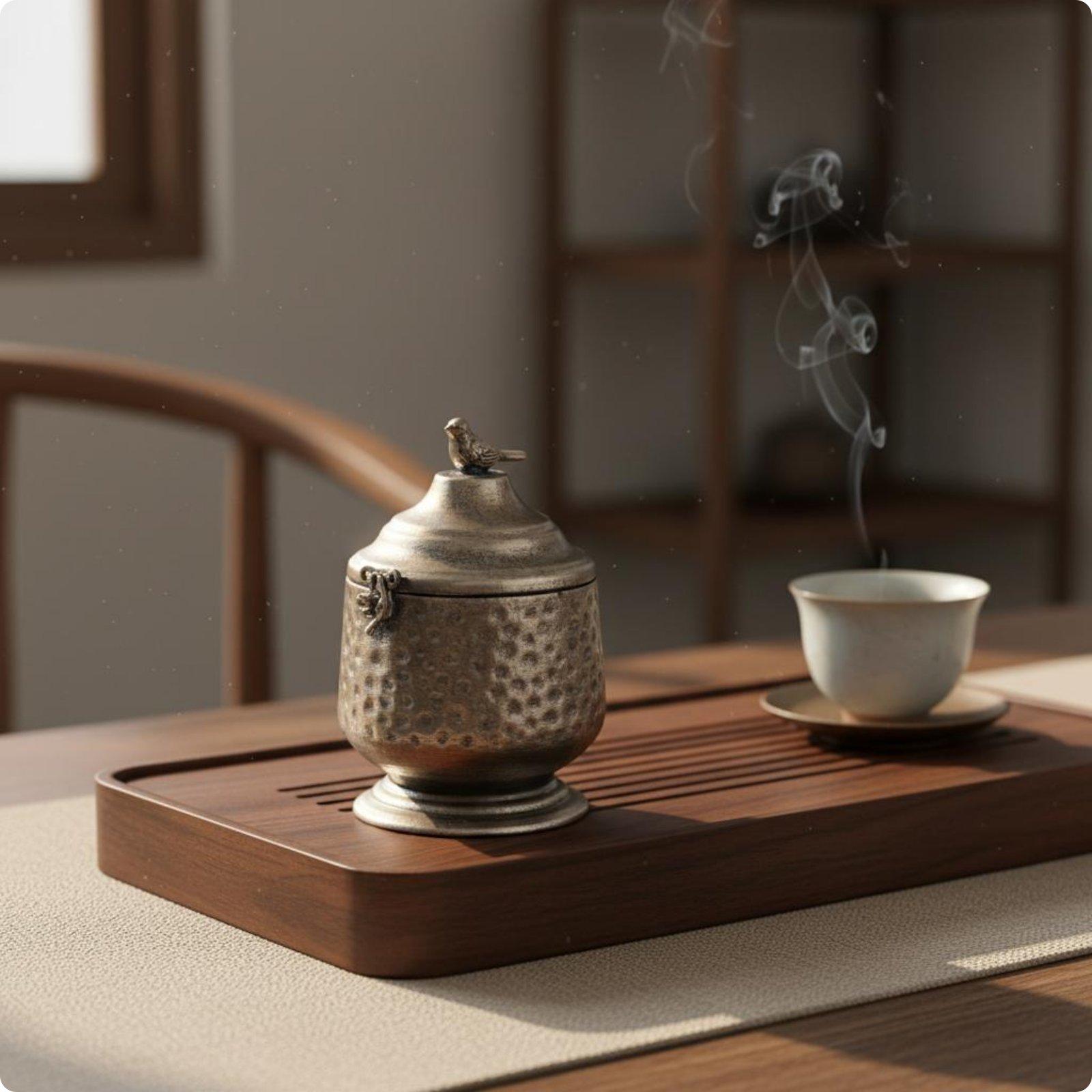 Eskitilmiş Metal Kutu, Çay Sev - Vintage Collector incelemesi ve fiyatı