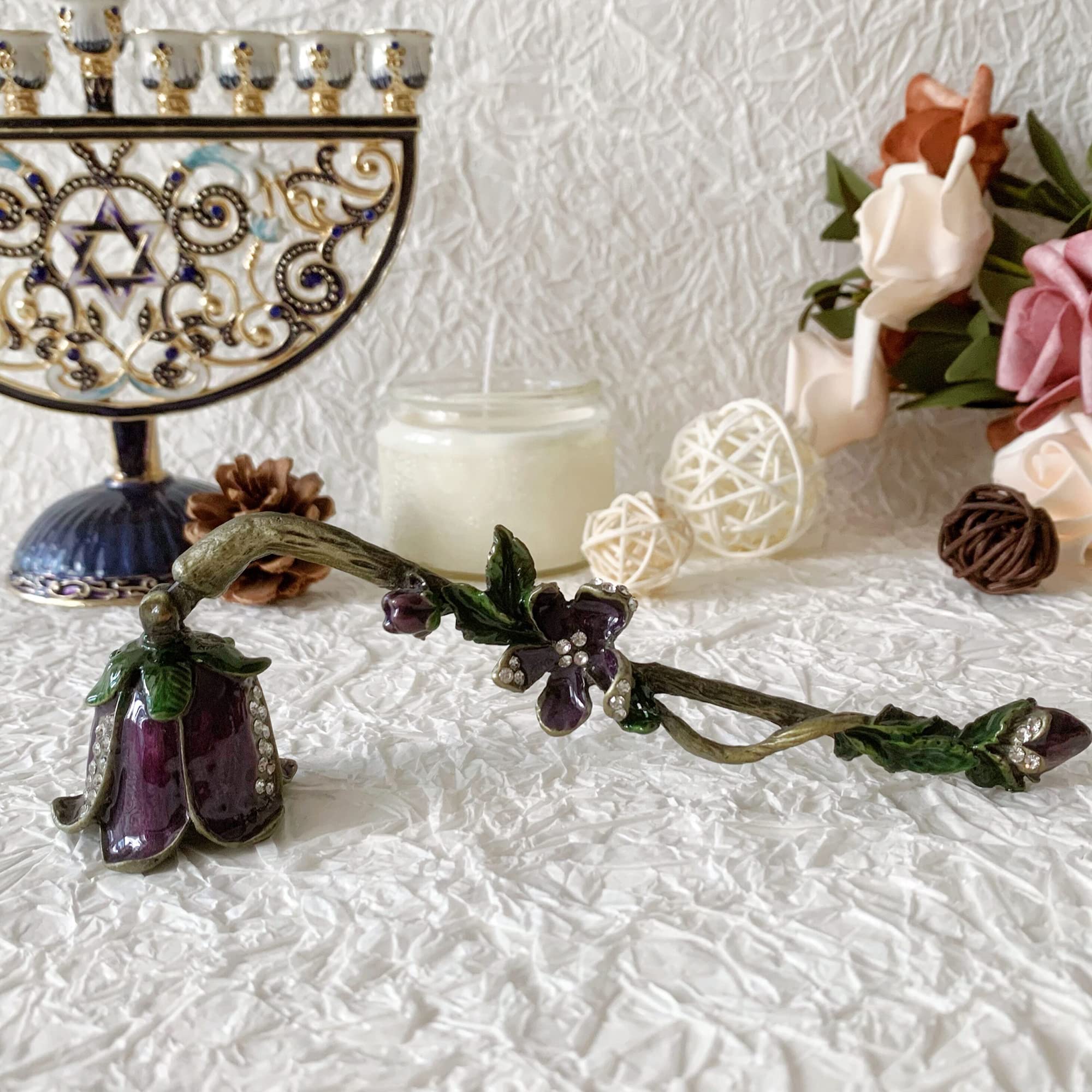 Lüks Menora Mum Söndürücü Çanı - Collectible & Vintage Dolls For Christmas incelemesi ve fiyatı